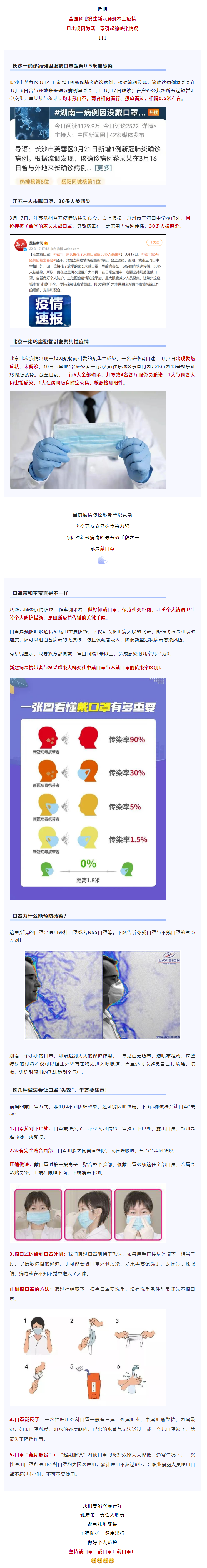 【疫情防控不松懈】距離0.5米被感染！戴口罩真的很重要！.png